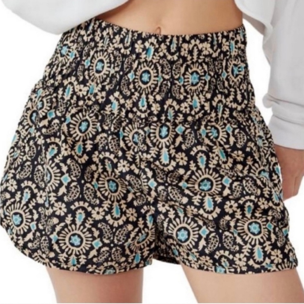 NWT FP Free People Movement Floral Patterned Women's Athletic Shorts